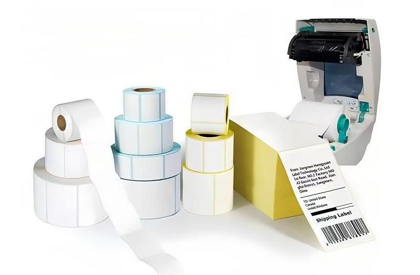 Blank adhesive label