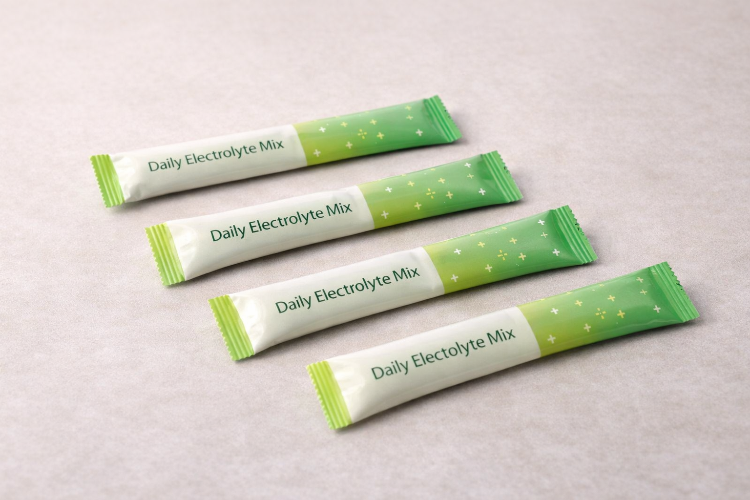 Custom printed stick pack sachets for daily detox powder packaging