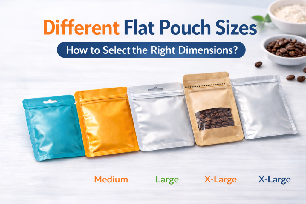 How to choose the right flat pouch size for different product packaging needs