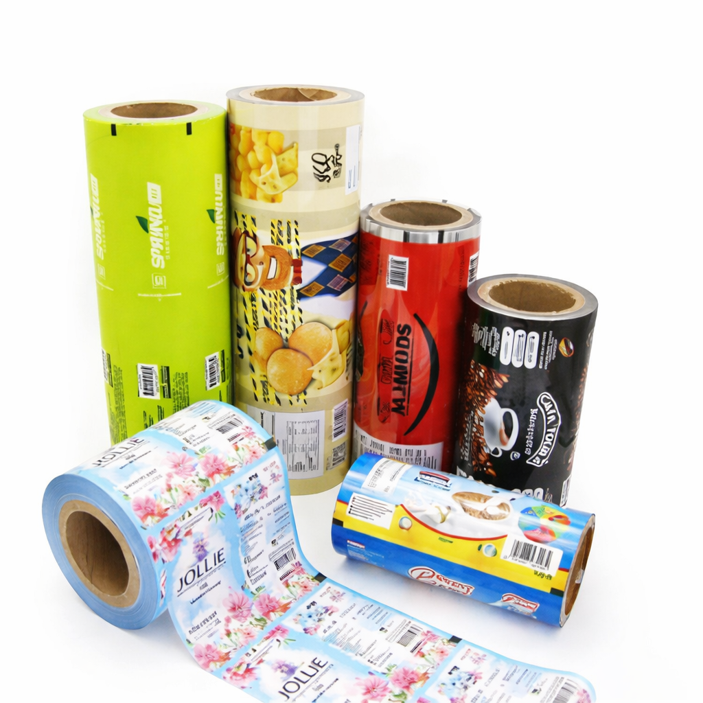 Printed rollstock film examples for different packaging applications