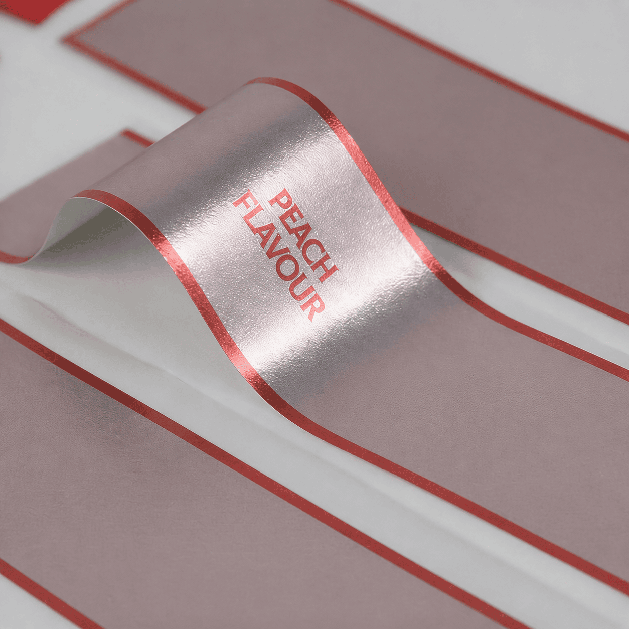 Luxury 3D UV label on wine bottle