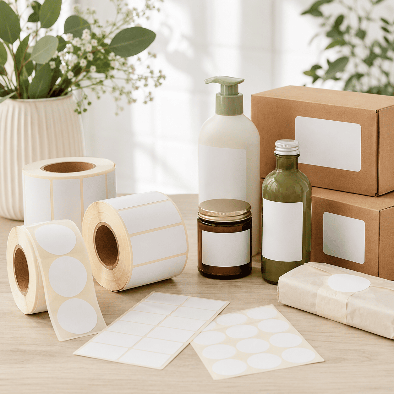 Self-Adhesive Labels Product Guides Self-adhesive labels for product packaging and shipping guide articles